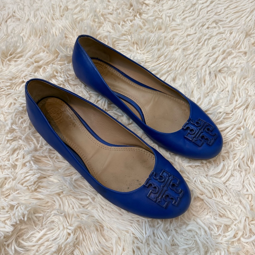 Tory Burch Blue Flats